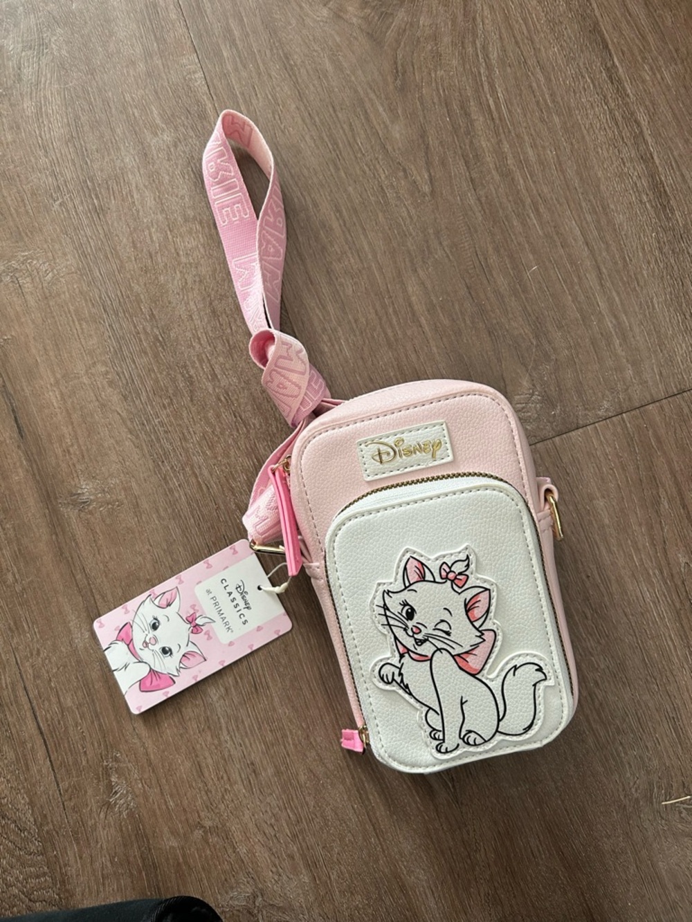 Disney Marie Cat NWT Mini Crossbody - Light Pink & White